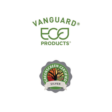 Vanguard Folia Renewable and Compostable Take-Out Container, 3 Compartments, 35 oz, 5.8 x 6.9 x 2.5, White, Sugarcane, 300/CT