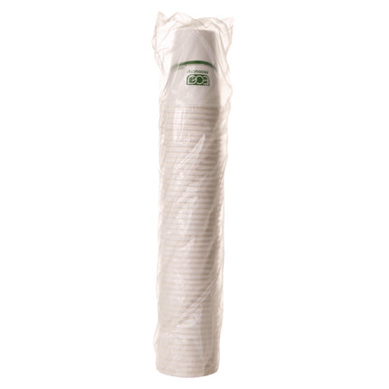 GreenStripe Renewable and Compostable Hot Cups, 16 oz, Paper, 50/Pack, 20 Packs/Carton