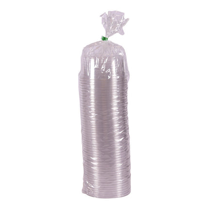 Round Deli Containers, 12 oz, 4.63" Diameter x 2.13" h, Clear, Plastic, 500/Carton