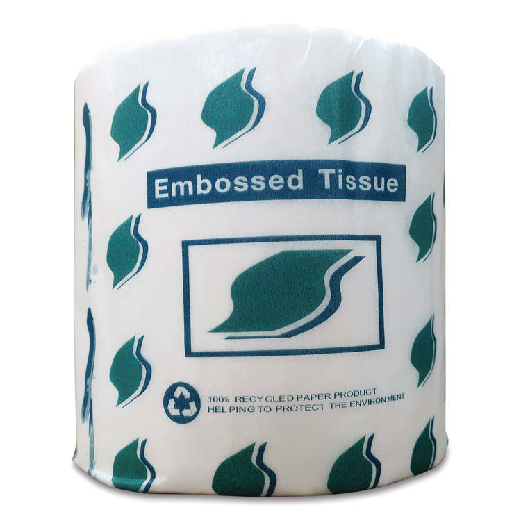 Small Roll Bath Tissue, Septic Safe, 1-Ply, White, 1,000 Sheets/Roll, 96 Rolls/Carton