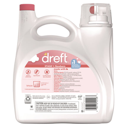 Ultra Laundry Detergent, Baby Powder Scent, 150 oz Bottle, 4/Carton