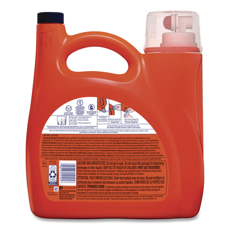 HE Liquid Laundry Detergent, Original Scent, 132 oz Pour Bottle, 4/Carton