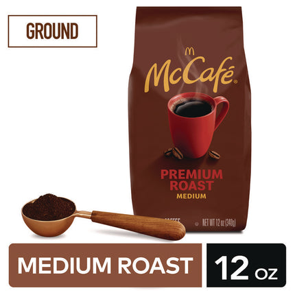 Ground Coffee, Premium Roast, 12 oz Bag