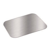 Foil Laminated Board Lids, Fits 2061/2062, 5.88 x 8.44, Aluminum, 500/Carton