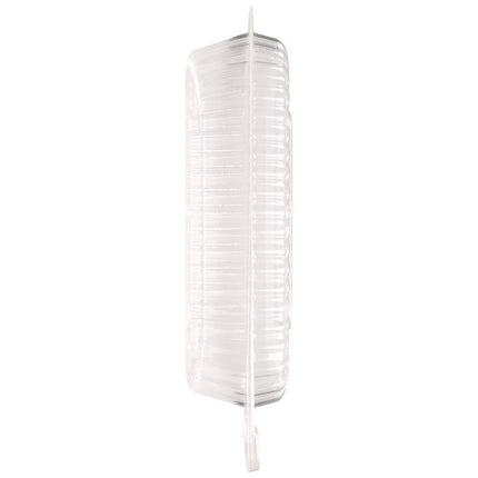 Handi-Lock Single Compartment Food Container, 12 oz, 8.63 x 2.75 x 5.25, Clear, Plastic, 500/Carton