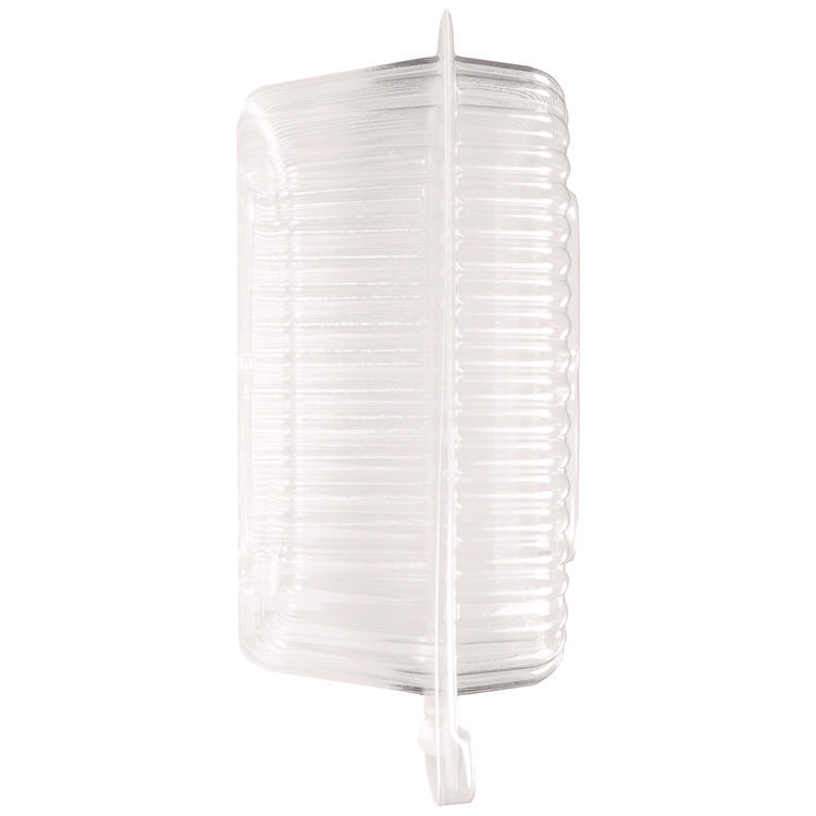 Handi-Lock Single Compartment Food Container, 46 oz, 8 x 3 x 8.87, Clear, Plastic, 250/Carton
