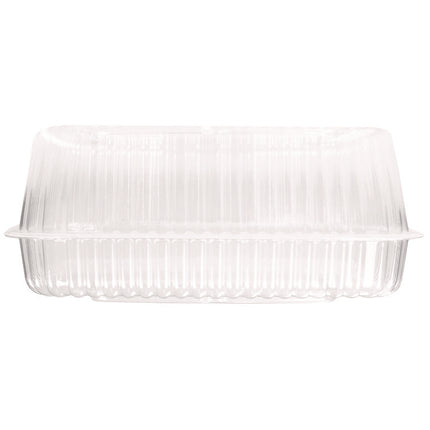 Handi-Lock Single Compartment Food Container, 46 oz, 8 x 3 x 8.87, Clear, Plastic, 250/Carton