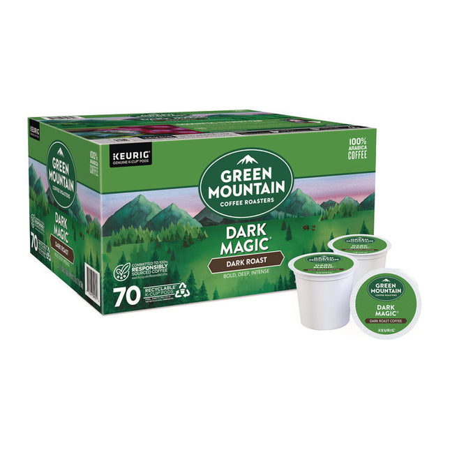 Dark Magic Extra Bold Coffee K-Cups, Regular, 70/Box