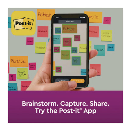 Note Pads in Summer Joy Color Collection Colors, 4" x 4", Note Ruled, 90 Sheets/Pad, 6 Pads/Pack