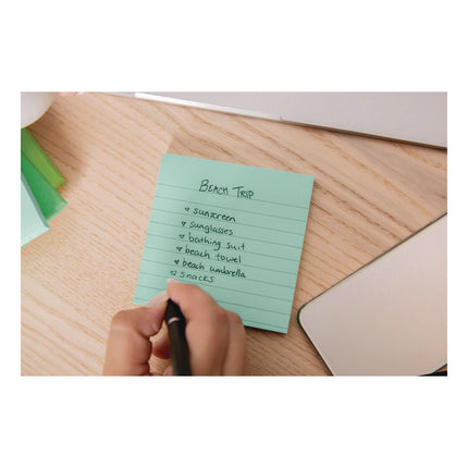 Note Pads in Summer Joy Color Collection Colors, 4" x 4", Note Ruled, 90 Sheets/Pad, 6 Pads/Pack