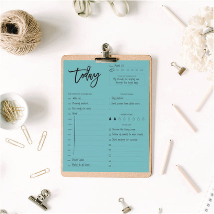 Color Paper - "Punchy Pastels" Assortment, 24 lb Bond Weight, 8.5 x 11, Breezy Blue, 200/Pack