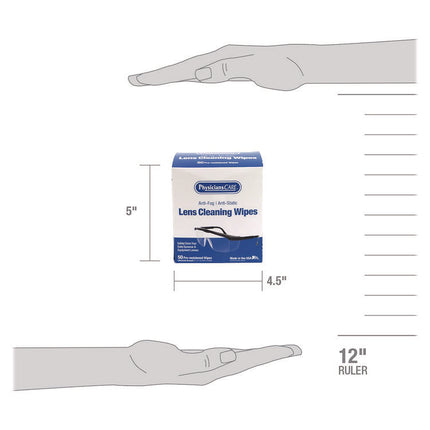 Lens Cleaning Wipe, 50/Box