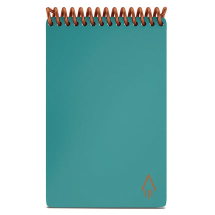 Mini Notepad, Black Cover, Dot Grid Rule, 3 x 5.5, White, 48 Sheets