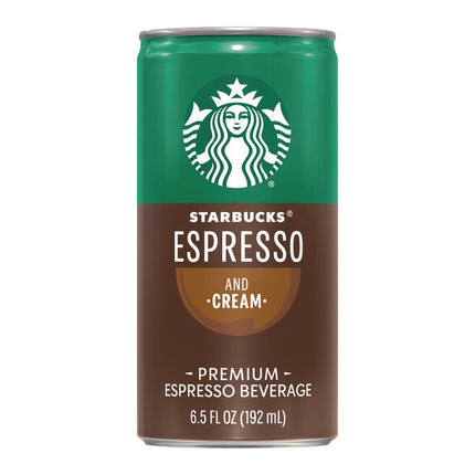 Cold Brew Coffee, Doubleshot Espresso and Cream, 6.5 oz Can, 24/Carton
