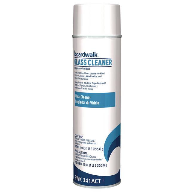 Heavy-Duty Glass Cleaner, Sweet Scent, 19 oz, Aerosol Spray