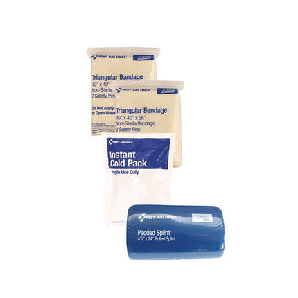 9-Piece CPR and Sprains Treatment Pack, 9 Pieces, Resealable Plastic Bag