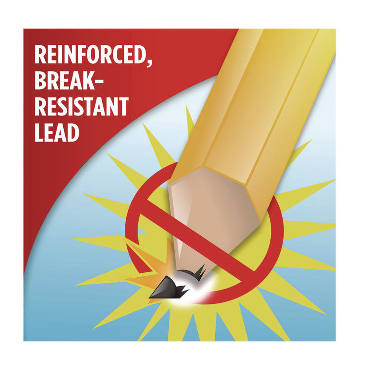 EverStrong #2 Pencils, HB (#2), Black Lead, Yellow Barrel, 72/Box