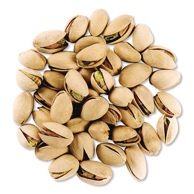 No Shells Roasted and Salted Pistachios Variety Pack, Assorted Flavors, 0.75 oz Bag, 24/Carton
