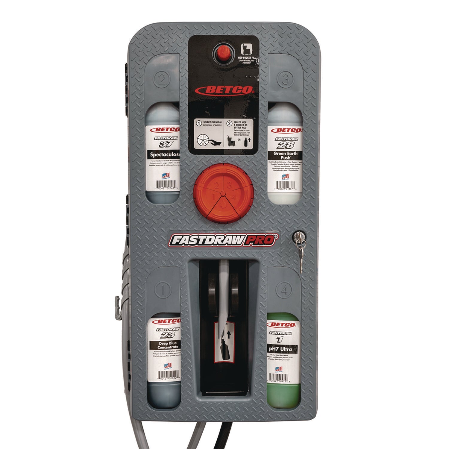 fastdraw pro, four bays for cleaners