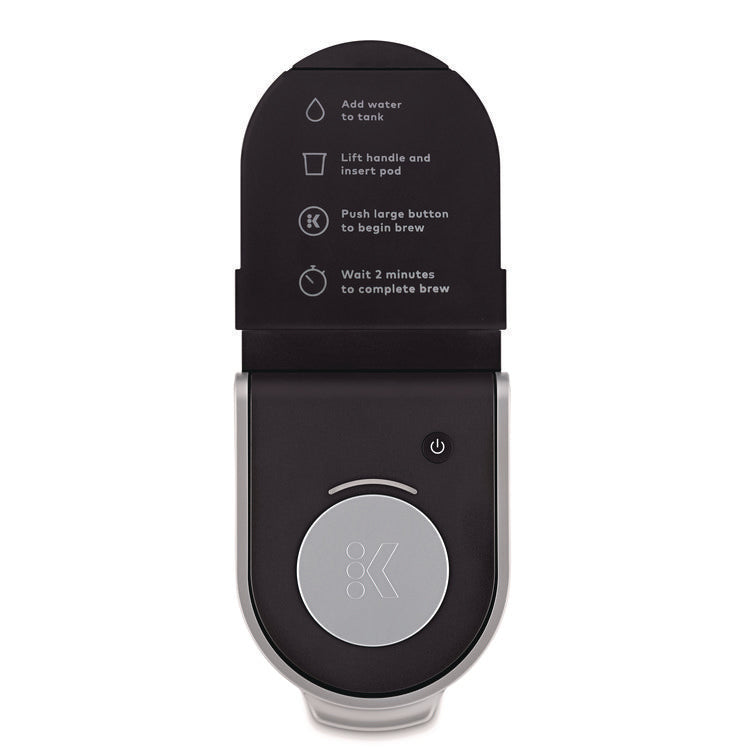 K-Suite Hospitality Brewer, Single-Cup, Silver/black