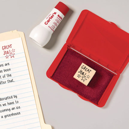Neat-Flo Stamp Pad Inker, 2 oz Bottle, Red