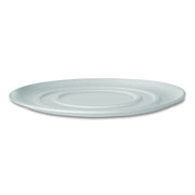 WorldView Molded Fiber Pizza Trays, 14 x 14 x 0.2, White, Sugarcane, 50/Carton