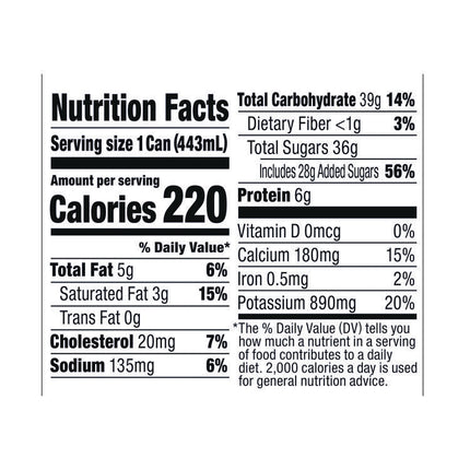 Iced Coffee, Mocha, 15 oz Can, 12/Carton