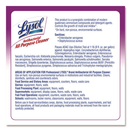 Antibacterial All-Purpose Cleaner Concentrate, 1 Gal Bottle, 4/carton