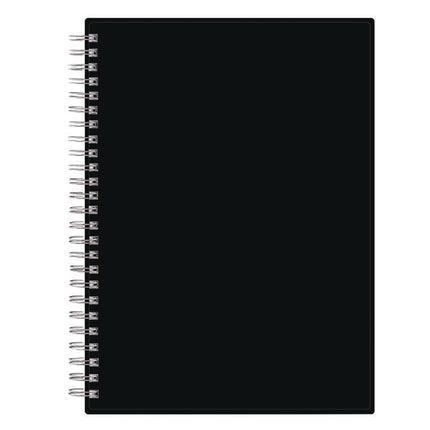 Enterprise Weekly/Monthly Notes Planner, 8.63" x 5.88", Black Cover, 12-Month (Jan to Dec): 2025