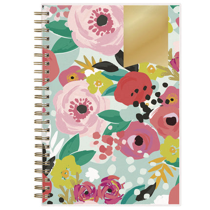 Day Designer "Secret Garden Mint" Academic Year Weekly/Monthly Notes Planner, 8 x 5, 12-Month (July to June): 2024-2025
