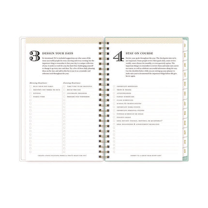 Day Designer "Secret Garden Mint" Academic Year Weekly/Monthly Notes Planner, 8 x 5, 12-Month (July to June): 2024-2025