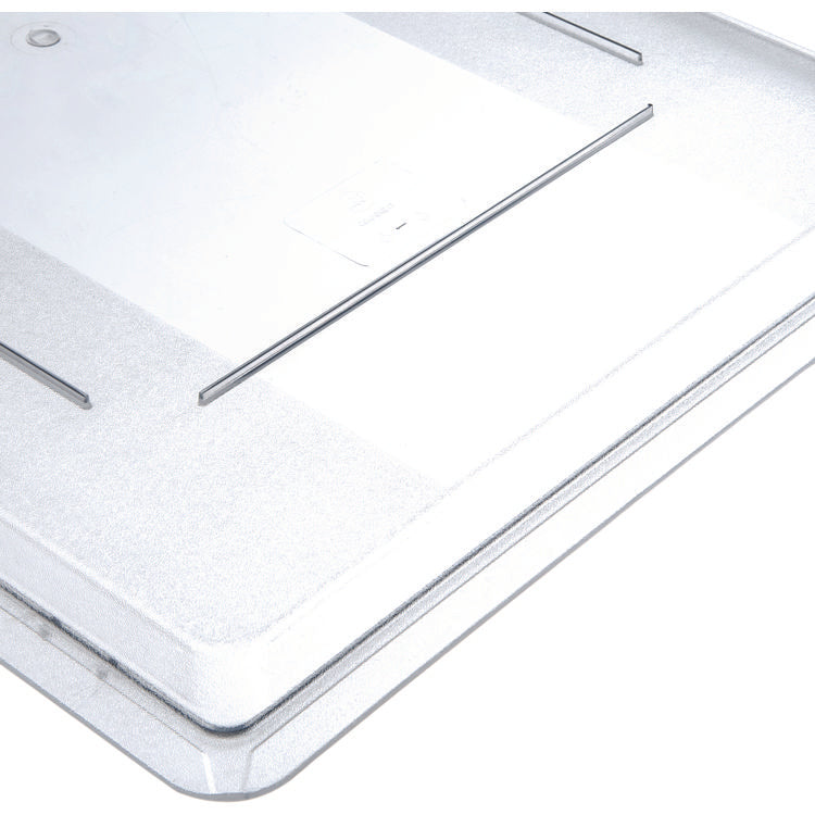 StorPlus Polycarbonate Food Storage Container Lid, 18 x 26 x 1.28, Clear, Plastic