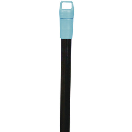 Lobby Dust Pan Broom, 36.86", Black/Blue, 12/Carton