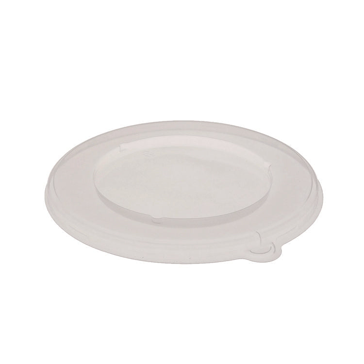 EarthChoice PP Lid for Fiber Blend Bowl, 8" Diameter, Clear, Plastic, 200/Carton