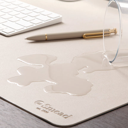 Vegan Leather Desk Pads, 31.5 x 15.7, SandStone
