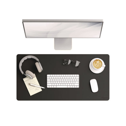 Vegan Leather Desk Pads, 31.5 x 15.7, Charcoal