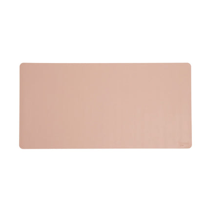Vegan Leather Desk Pads, 31.5 x 15.7, Light Pink