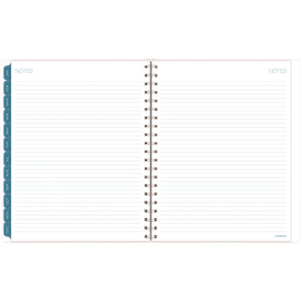 Glacier Weekly/Monthly Planner, Glacier Artwork, 11" x 9.25", Blue/Gray/Silver Cover, 12-Month (Jan to Dec): 2025