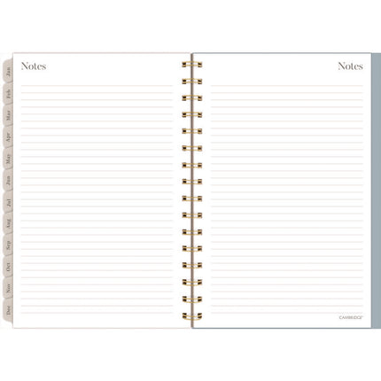 Triad Weekly/Monthly Planner, Geometric Artwork, 8.5" x 6.38", Multicolor Cover, 12-Month (Jan to Dec): 2025