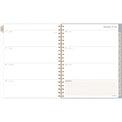 Triad Weekly/Monthly Planner, Geometric Artwork, 11" x 9.25", Multicolor Cover, 12-Month (Jan to Dec): 2025