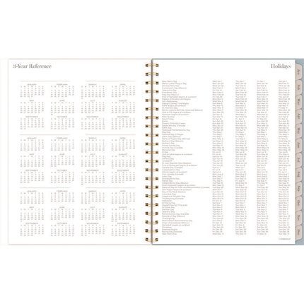 Triad Weekly/Monthly Planner, Geometric Artwork, 11" x 9.25", Multicolor Cover, 12-Month (Jan to Dec): 2025