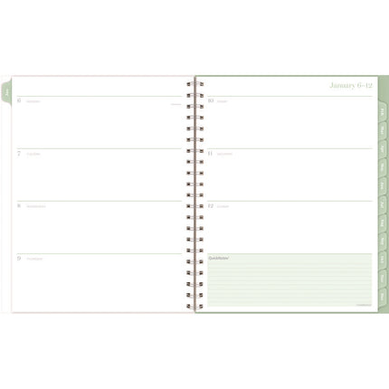 Ombre Weekly/Monthly Planner, Colorful Cloud Artwork, 11" x 9.25", Multicolor Cover, 12-Month (Jan to Dec): 2025