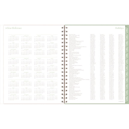 Ombre Weekly/Monthly Planner, Colorful Cloud Artwork, 11" x 9.25", Multicolor Cover, 12-Month (Jan to Dec): 2025
