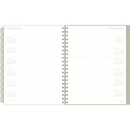 Ombre Weekly/Monthly Planner, Colorful Cloud Artwork, 11" x 9.25", Multicolor Cover, 12-Month (Jan to Dec): 2025