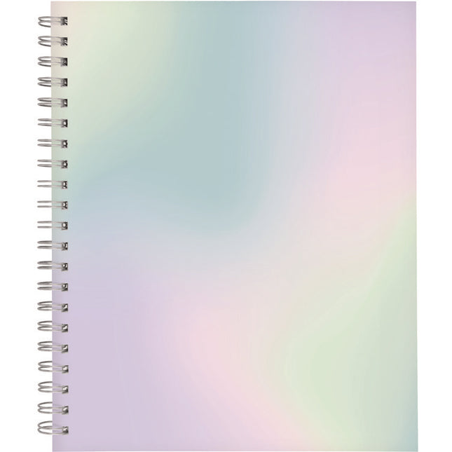 Ombre Weekly/Monthly Planner, Colorful Cloud Artwork, 11" x 9.25", Multicolor Cover, 12-Month (Jan to Dec): 2025