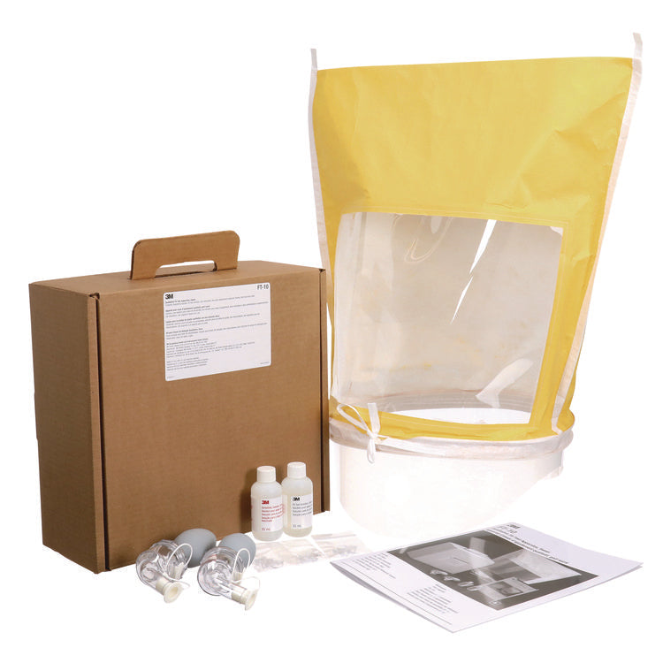 Qualitative Respirator Fit and Sensitivity Test Kit, Includes Sweet-Taste Testing Solutions