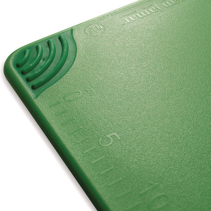 Saf-T-Grip Cutting Board, 24 x 18 x 0.5, Green