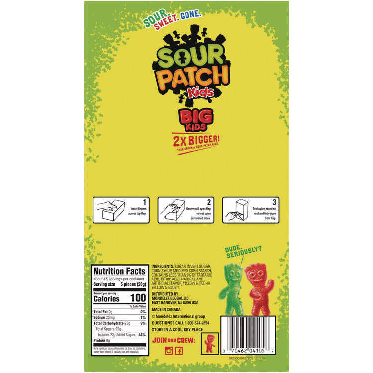 Fruit Flavored Candy, Grab-And-Go, 240-Pieces/box