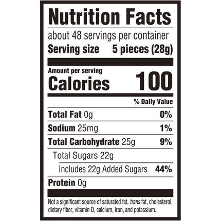 Fruit Flavored Candy, Grab-And-Go, 240-Pieces/box
