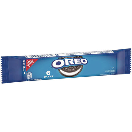 Oreo Cookies Single Serve Packs, Chocolate, 2.4 Oz Pack, 6 Cookies/pack, 12 Packs/box